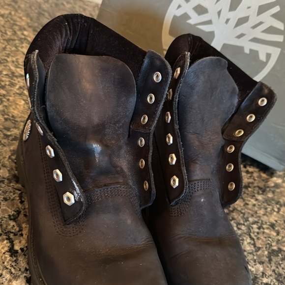 Timberland Black leather Boots 9 - Picture 10 of 16